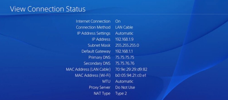 how to get ps3 mac address
