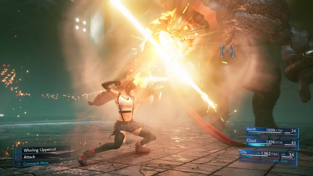 New Final Fantasy 7 Remake Screens Showcase Combat Side Missions Red