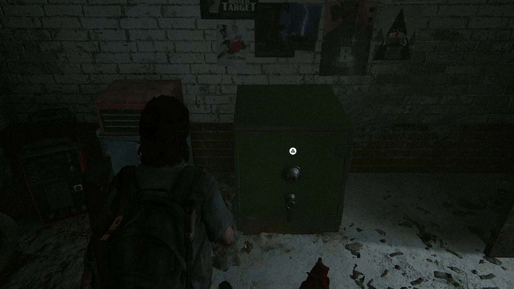 the last of us part 2 first safe combination