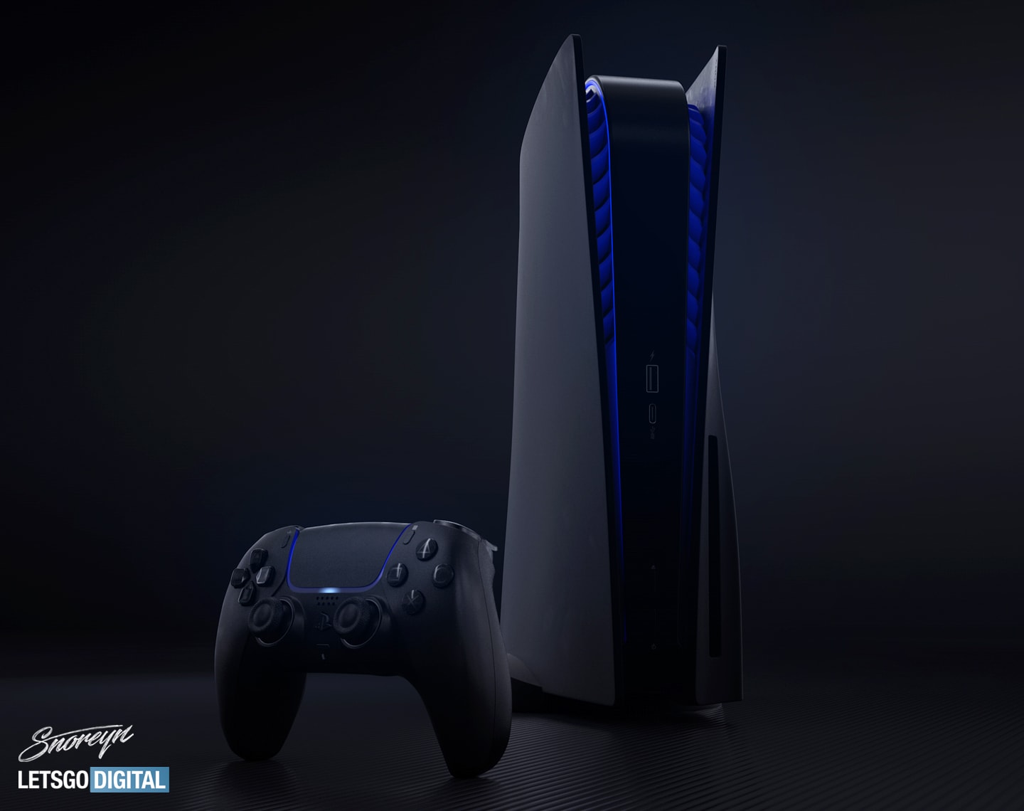 This PS5 Black Edition Console Render Incredibly Sleek - PlayStation