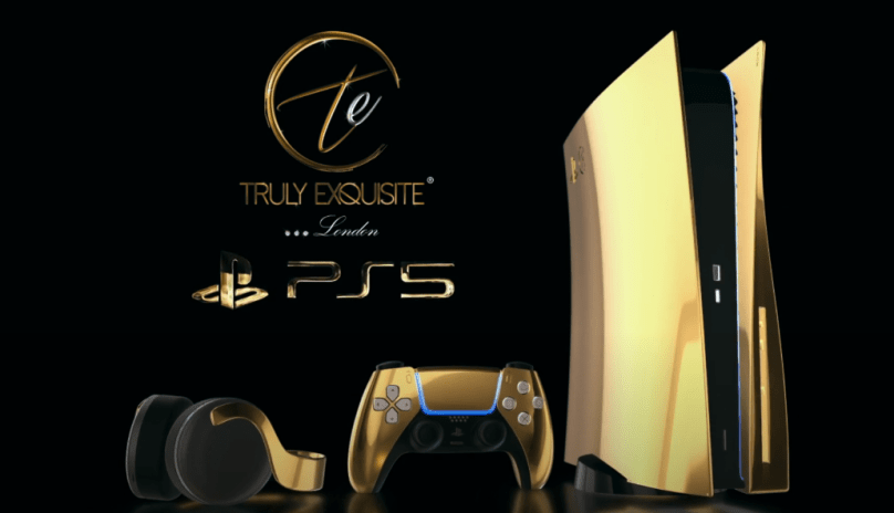 24K Gold PS5 Coming Later This Year Via Truly Exquisite, Available In