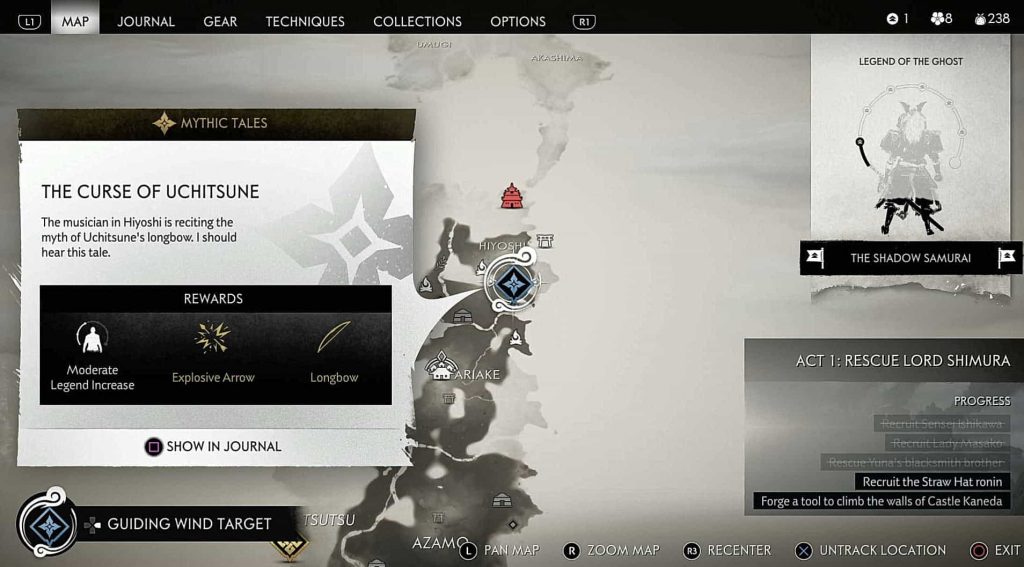 Ghost Of Tsushima How To Get The Longbow and How To Get Explosive