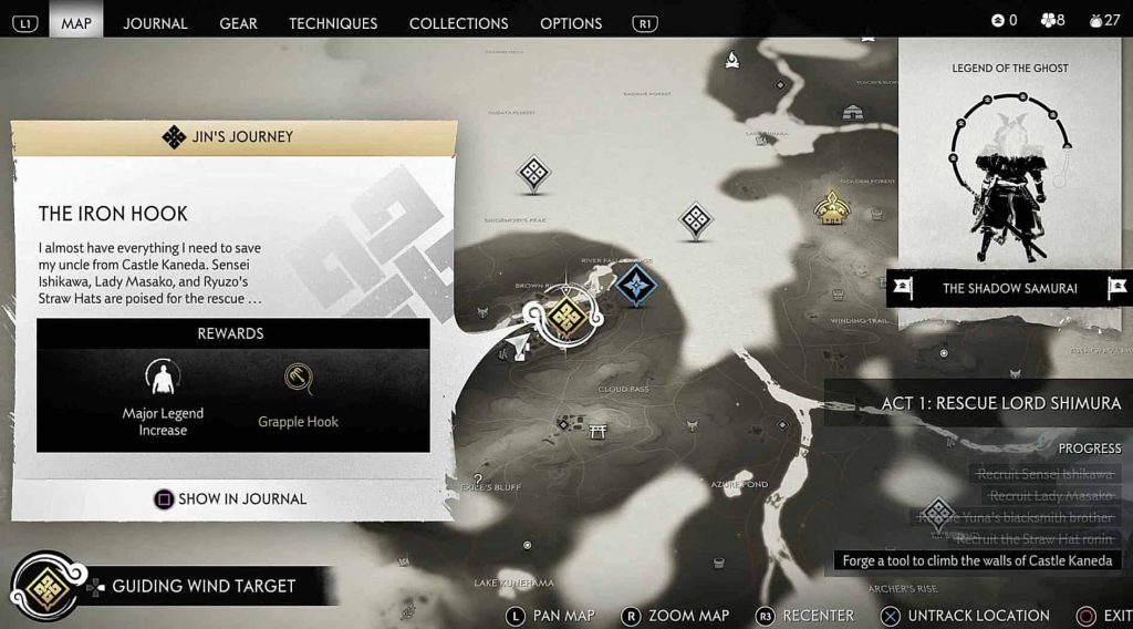 Ghost Of Tsushima Where To Get The Grappling Hook PlayStation Universe