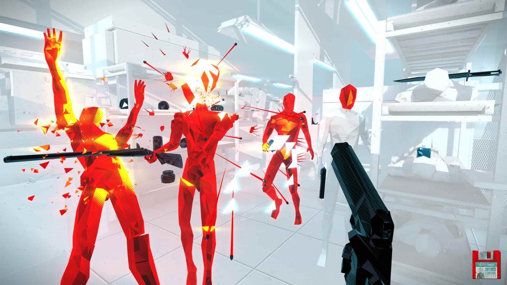 super hot vr controls ps4