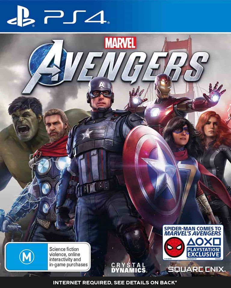 marvel's avengers portada ironman capitan america hulk thor black widow kamala khan