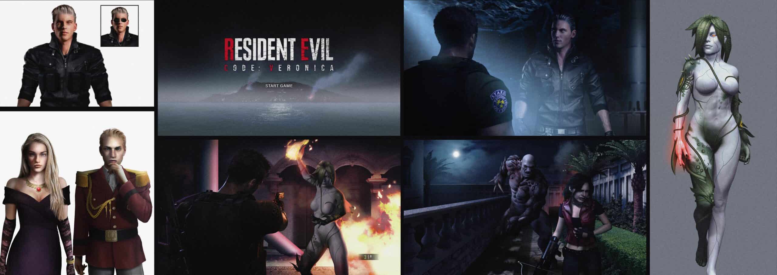 Resident Evil Code: Veronica Remake., Eidorian Art in 2023