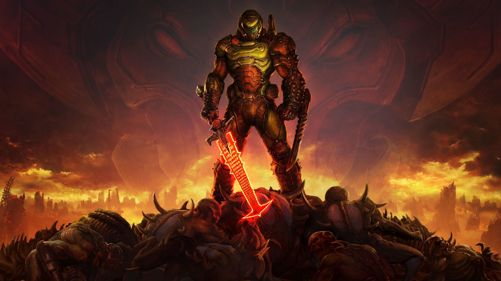 Doom Eternal - PS4 - Wallpapers - 1920x1080