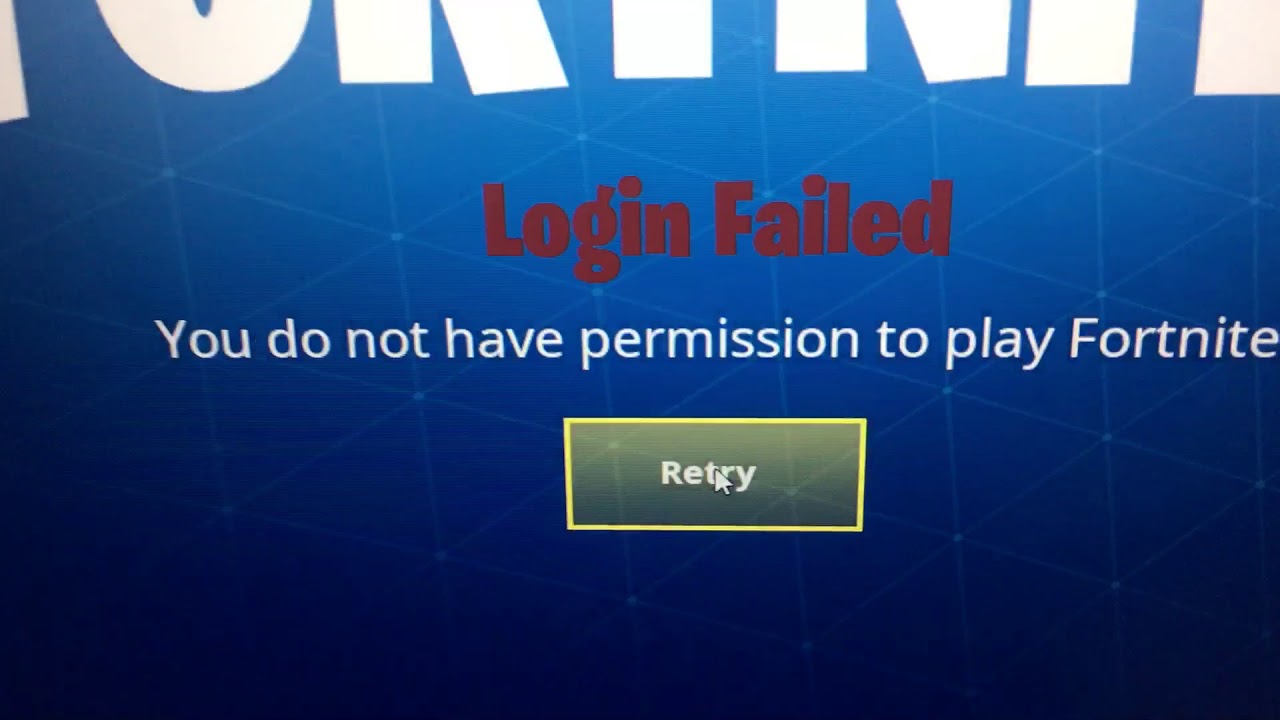 Gennemvæd håndbevægelse Forskelsbehandling You Do Not Have Permission To Play Fortnite Error And How To Fix - Guide -  PlayStation Universe