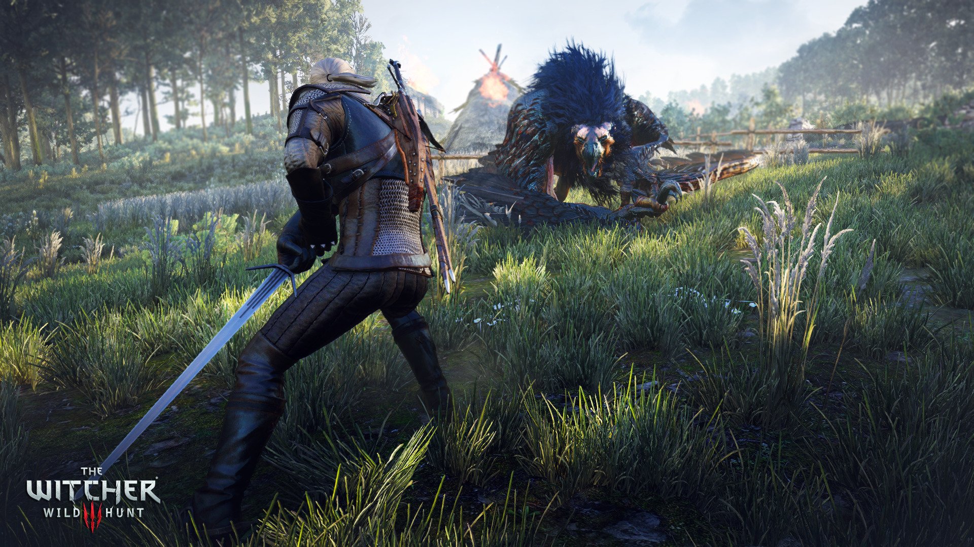 Desktop Wallpapers The Witcher 3: Wild Hunt wolf vdeo game 1366x768