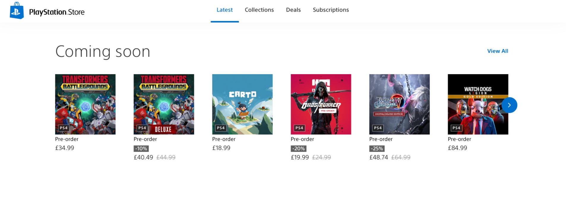 New Ps Store Website Goes Live Alongside Digital Ps5 Game Preorders Playstation Universe