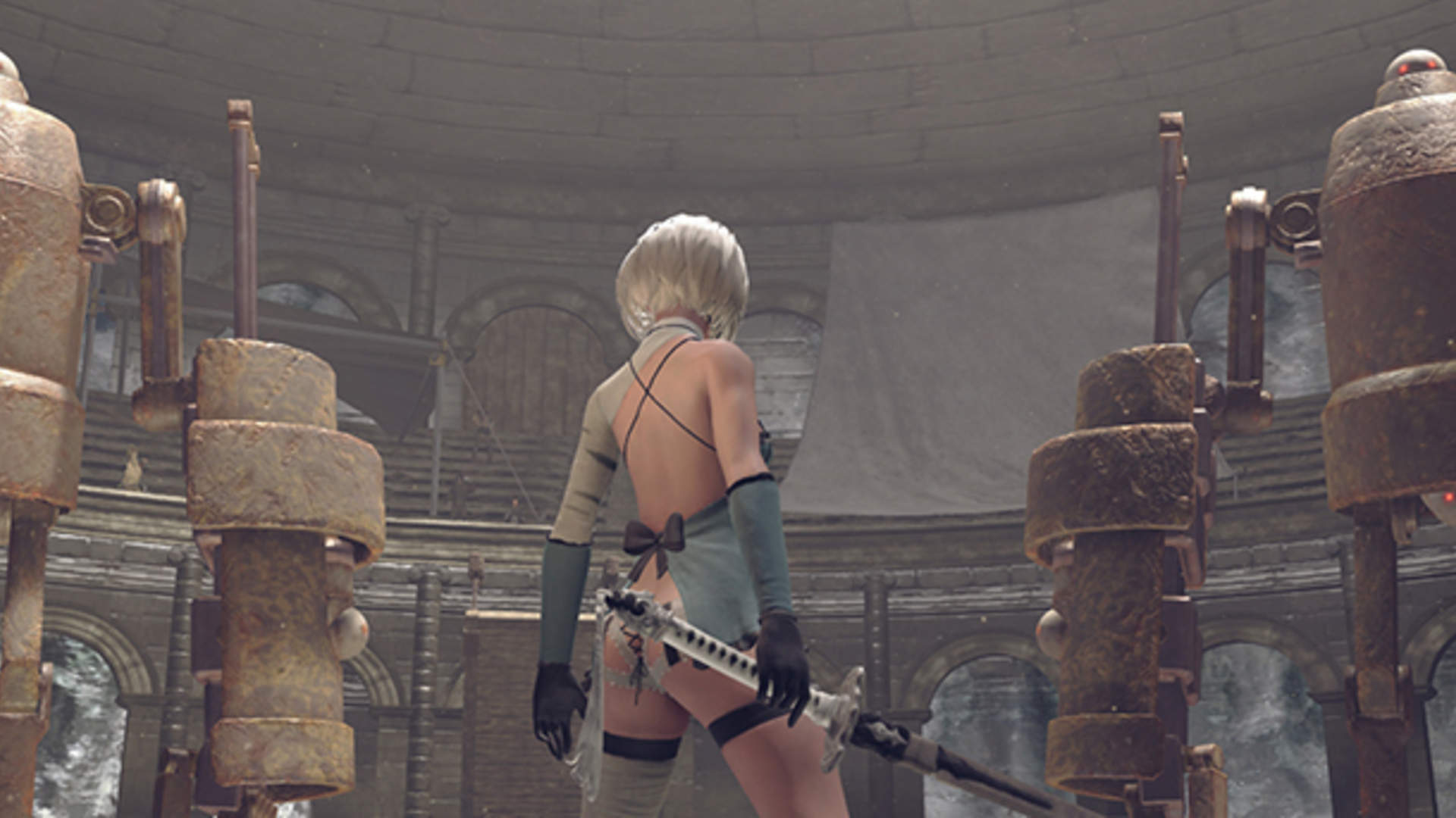 Nier automata game of the edition. Ниер автомата репликант. NIER игра 2010. NIER Replicant геймплей. 2b NIER Automata игра.