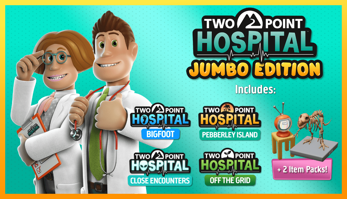 Two Point Hospital Edition PS4 Release Date Set, All DLC Item Packs - PlayStation Universe