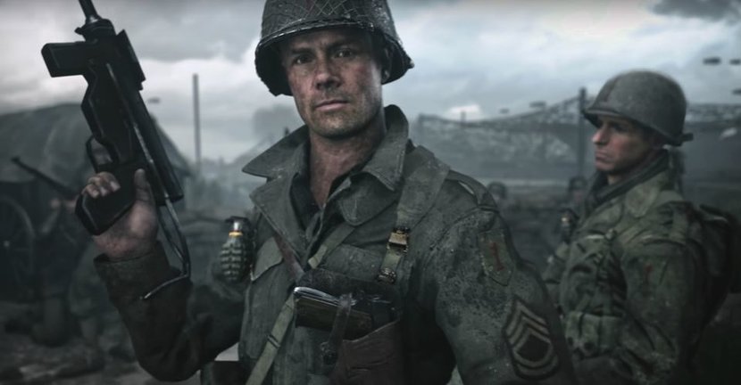 WWII veterans at Sledgehammers games this week playing Call of Duty: WWII :  r/WWII