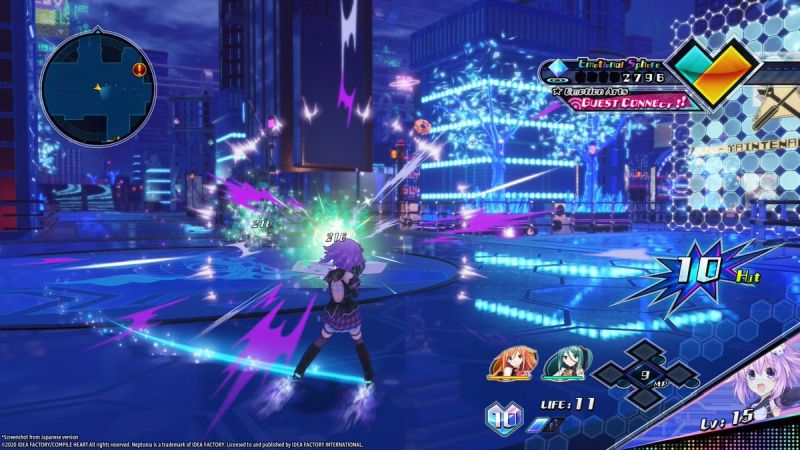 neptunia-virtual-stars-ps4-review-combat