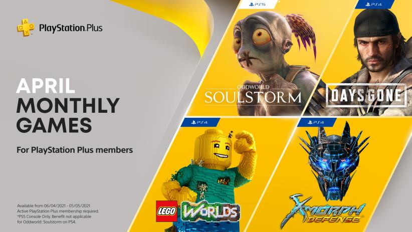 PlayStation Plus - Free Games Lineup April 2019