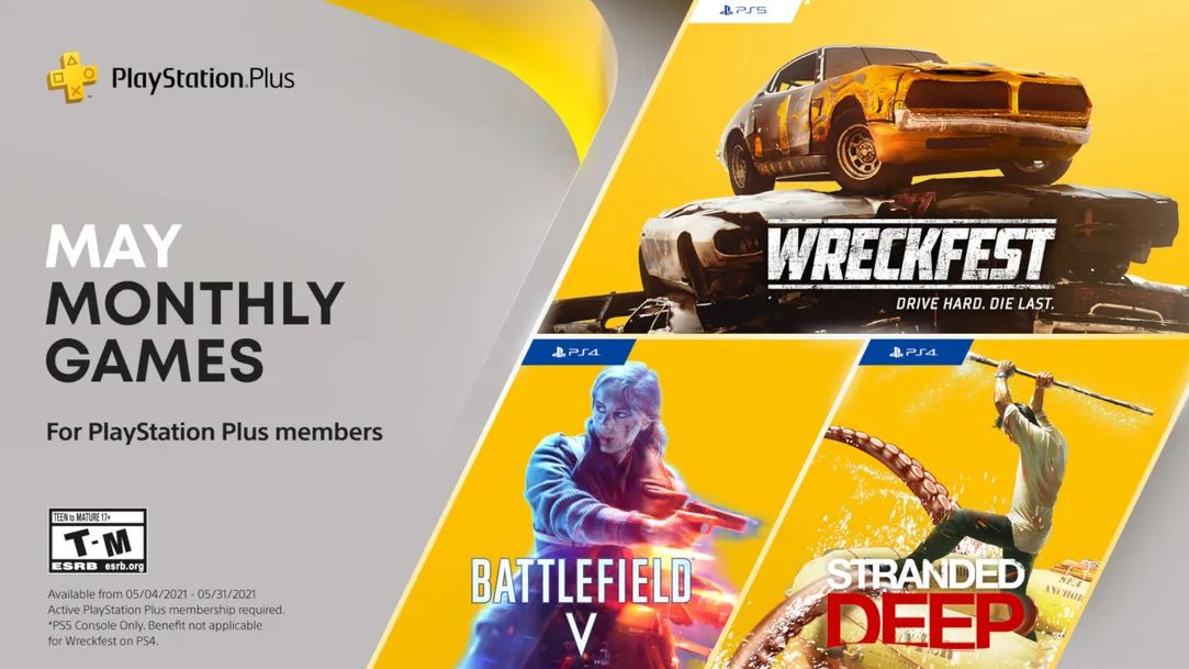 PlayStation Plus PS4, PS5 Free Games May 2021 Now Available