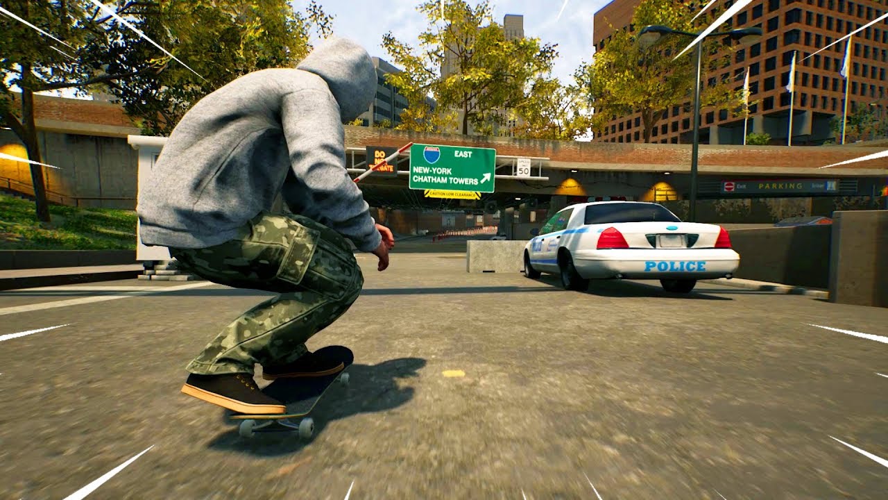 Session A Skateboarding Sim Game 