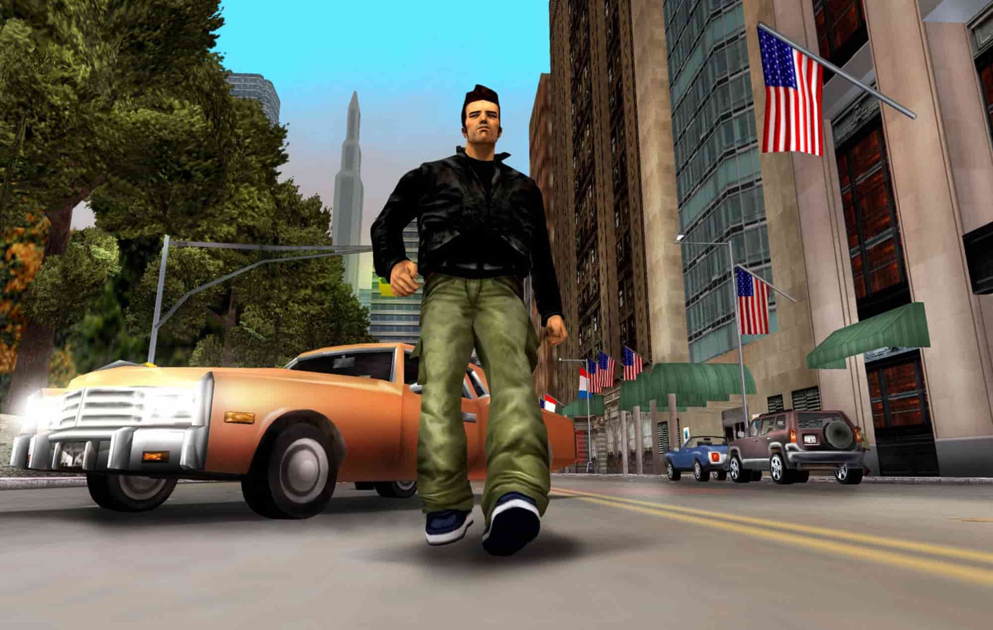 Издатель игры гта. GTA 3. Grand Theft auto III (2001). GTA 3 2001. Grand Theft auto 3 Definitive Edition.