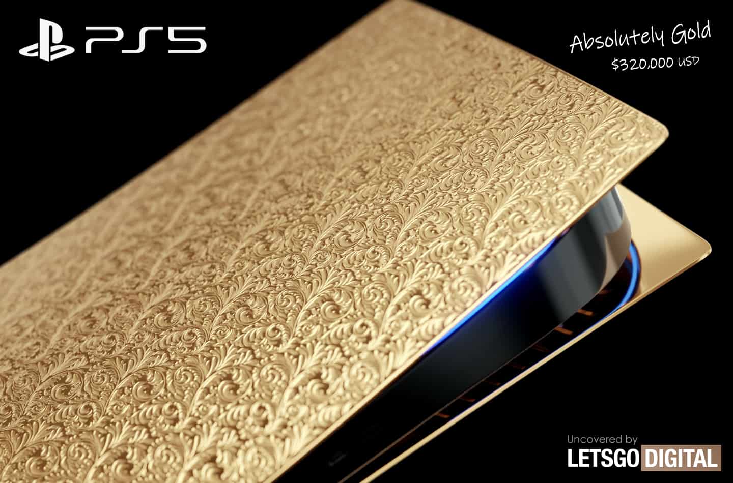 This limited-edition Sony PS5 is made from 20 kg gold and here's