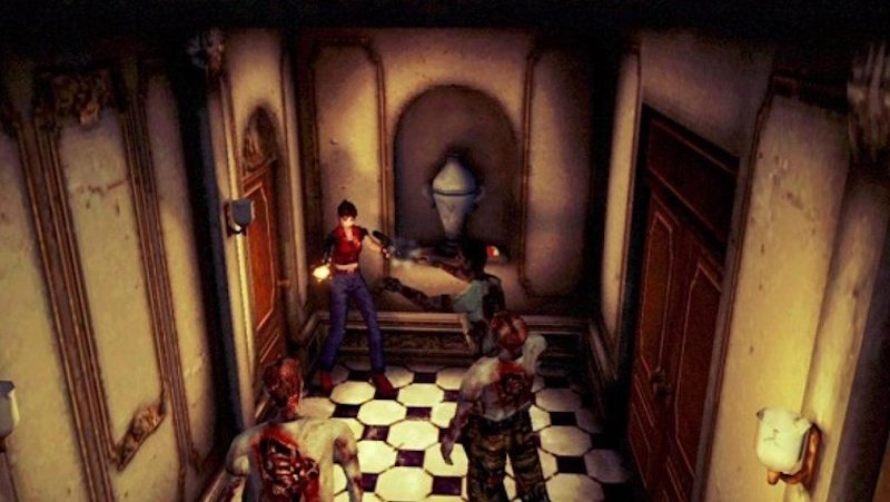 Image] The difference between Resident Evil – Code: Veronica X on