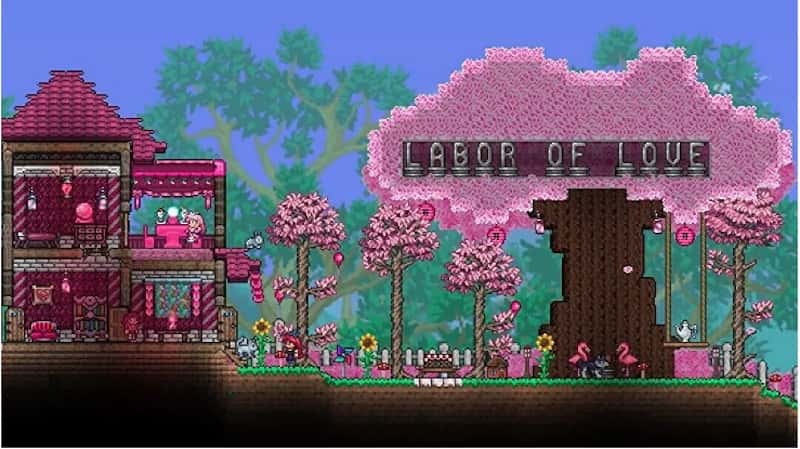 Terraria' Labor Of Love patch brings upside-down worlds and new items