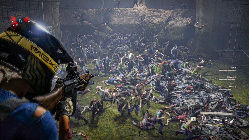 First World War Z gameplay has big hordes of fast zombies