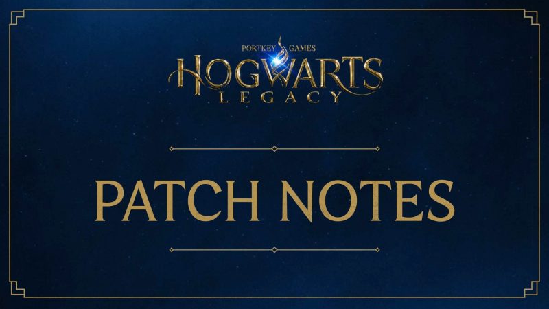 Hogwarts Legacy PS5 Patch Notes: Performance Update and More