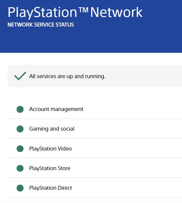 PlayStation Network down for maintenance