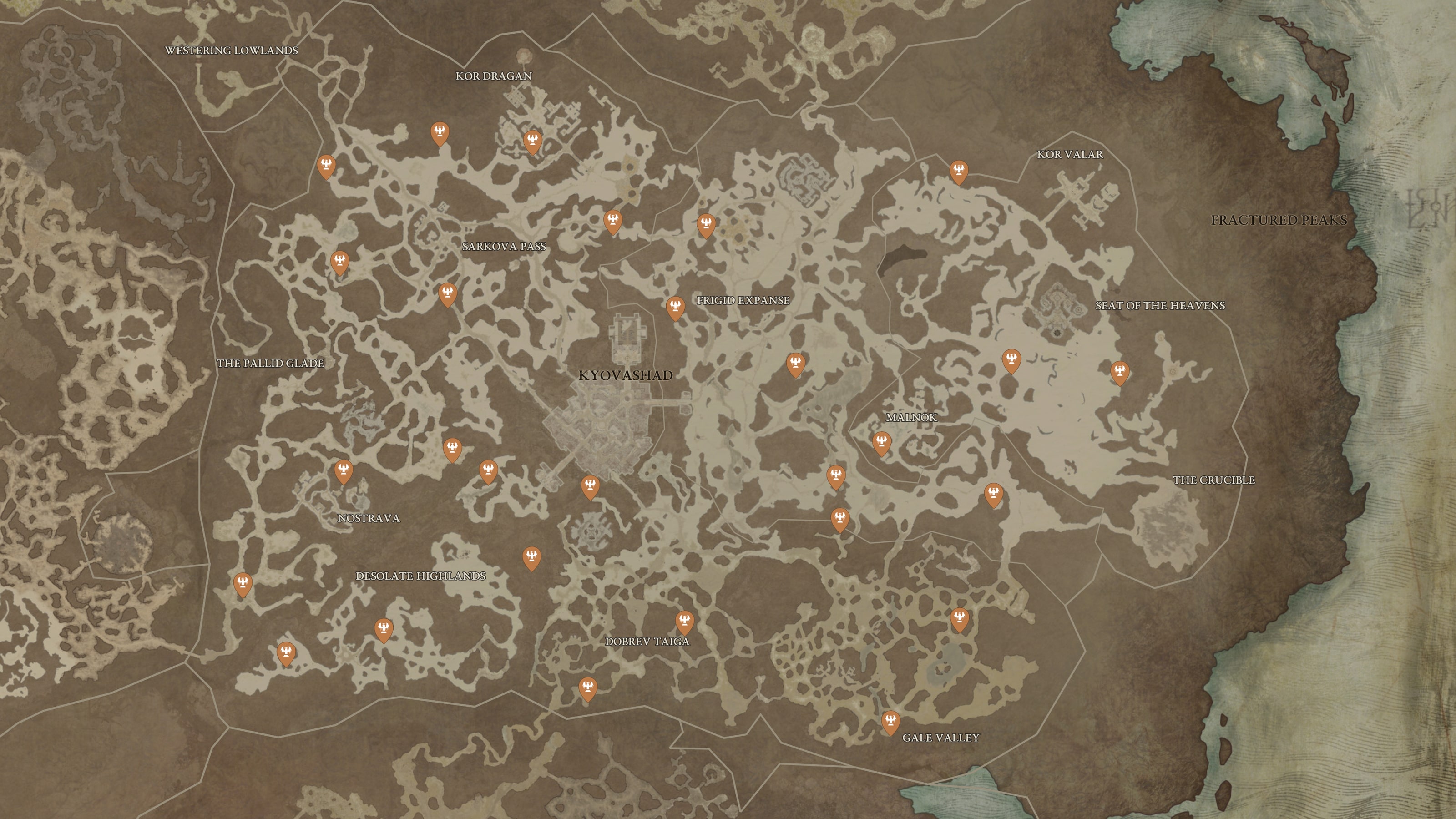 Altars of Lilith Locations In Fractured Peaks - Diablo 4