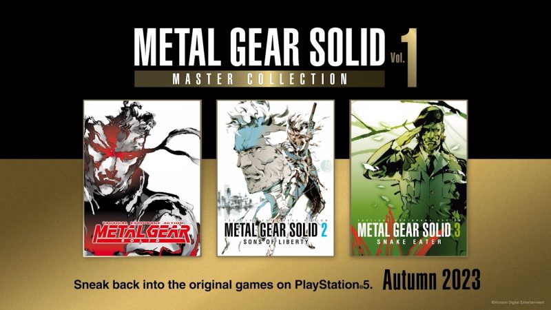 Metal Gear Solid Master Collection Vol.1 With Metal Gear Solid 1-3 Coming To PS5 Autumn 2023 – PlayStation Universe
