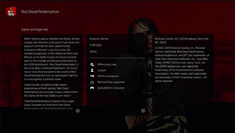 PlayStation UK on X: Red Dead Redemption & Undead Nightmare are