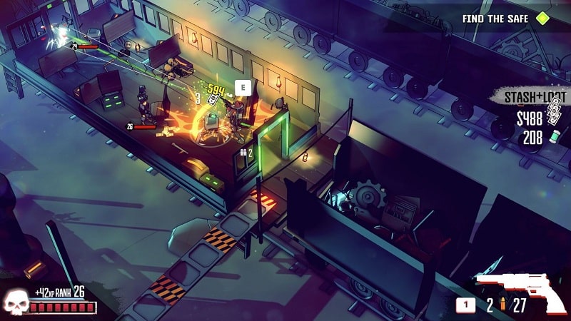 Dust & Neon Review (Xbox) - Mild Arms - Finger Guns