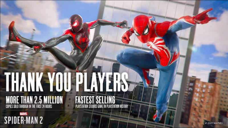 Marvel’s Spider-Man 2 Sold Over 2.5 Million Copies In Its First 24 Hours On Sale