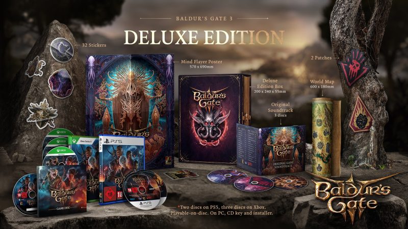 Larian Studios Reveals Baldur’s Gate 3 Deluxe Edition With A 2-Disc PS5 Physical Copy