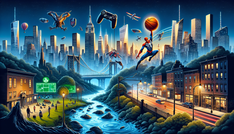 Exploring the Intersection of Iconic New York City and PlayStation