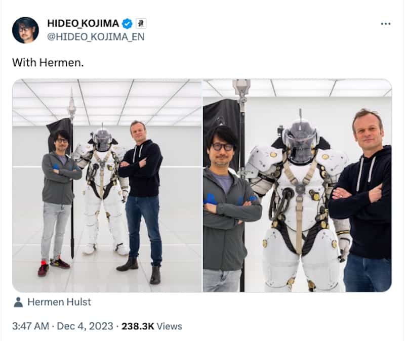 Kojima Productions currently working with PlayStation marketing team