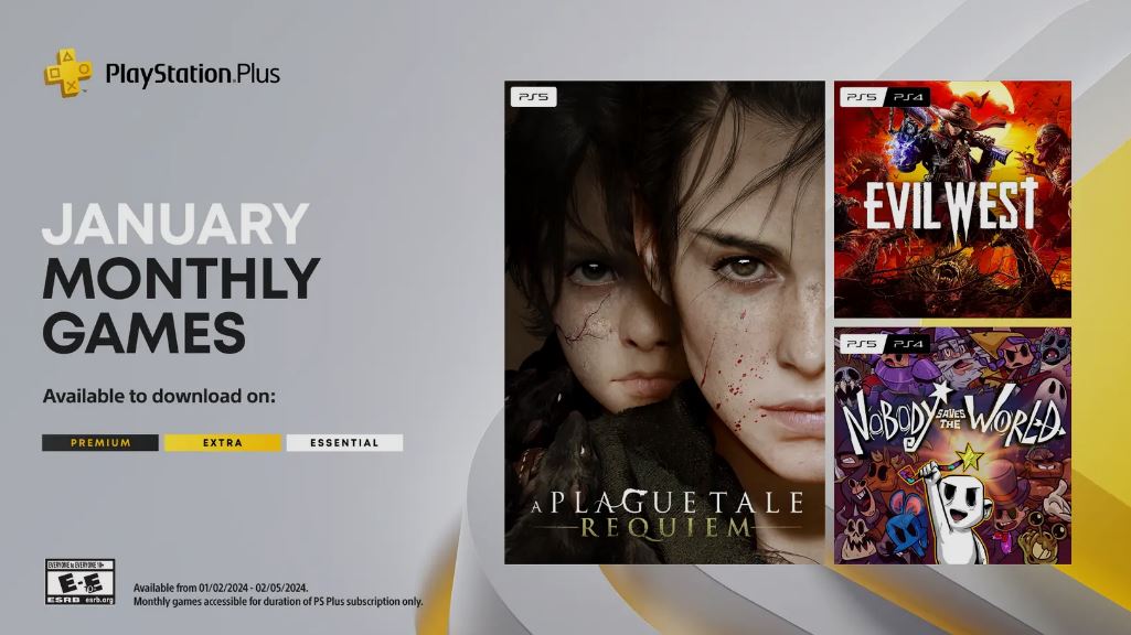 PS Plus Essential January 2024 Free PS5, PS4 Games Revealed