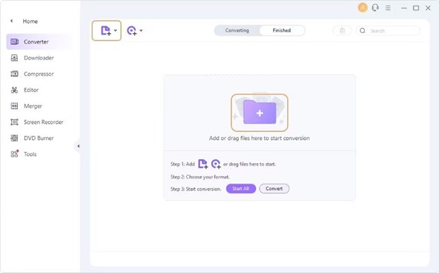 import videos into uniconverter