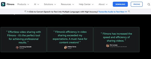 filmora user review