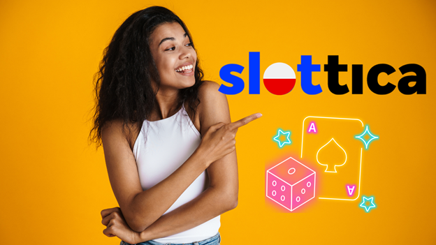 Interfejs kasyna Slottica pokazujący różnorodne gry slotowe