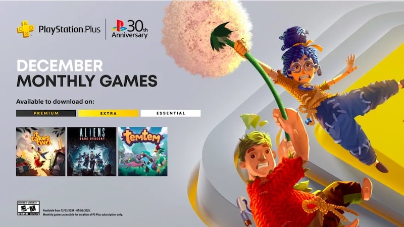 PS Plus Essential December 2024 Free PS5, PS4 Games Announced
