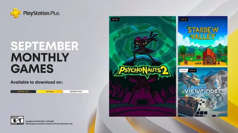 PS Plus Essential September 2025 Free PS5, PS4 Games Announced