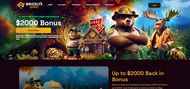 Grizzly's Quest Online Casino