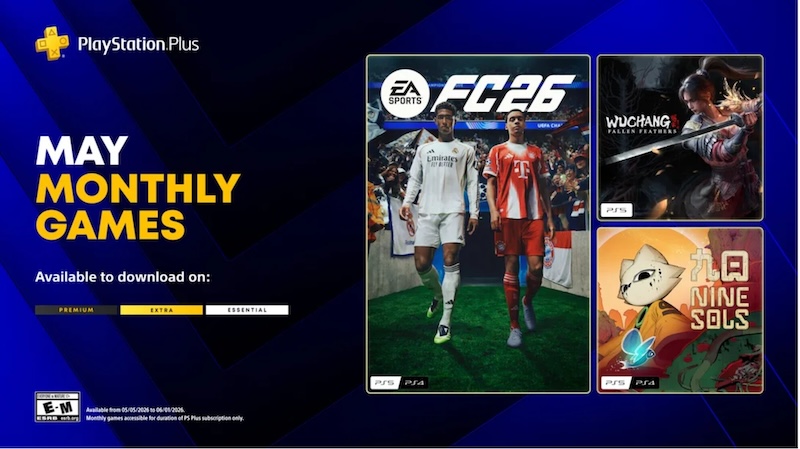 PS Plus Further & PS Plus Premium Might 2026 Free Video games Introduced